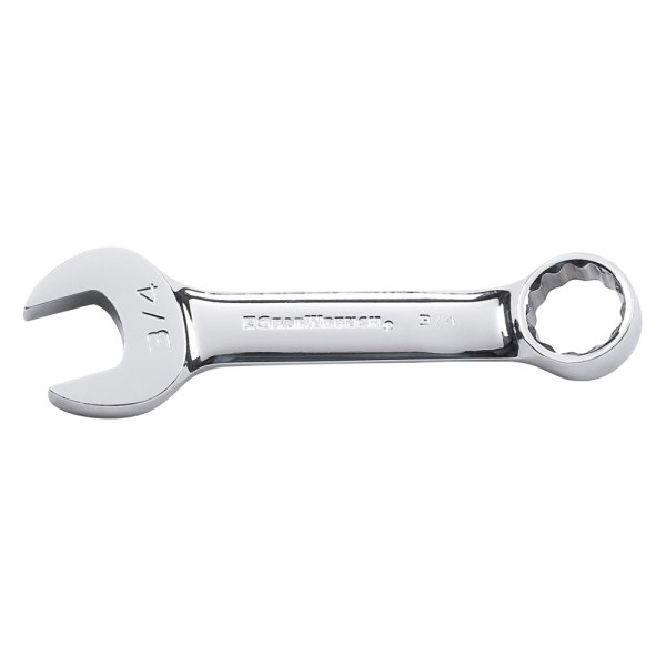 GearWrench® - 7/16" 12-Point Angled Head Stubby Combination Wrench