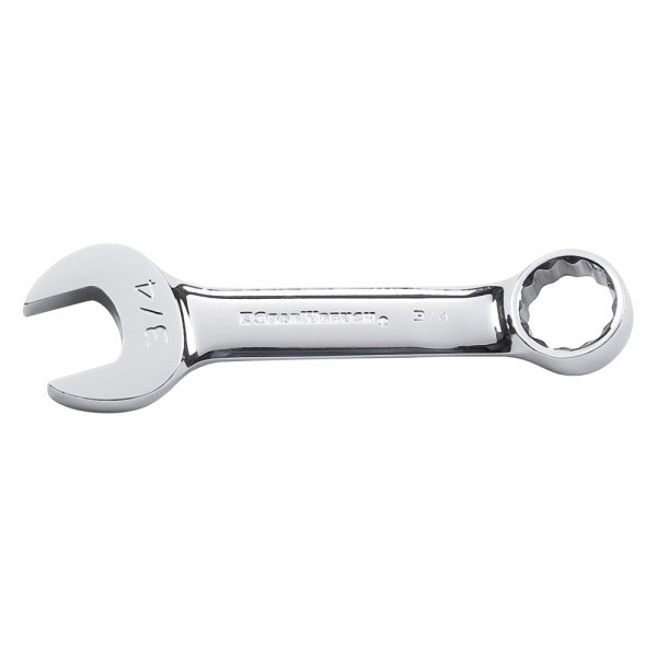 GearWrench® - 9/16" 12-Point Angled Head Stubby Combination Wrench