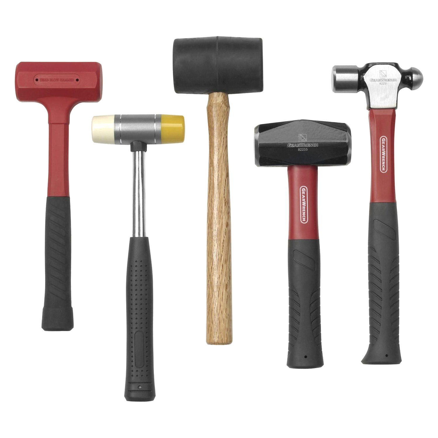 スノーボード　HAMMER MANUFACTURING バッグのセット GearWrench® 82303D - 5-piece Hammer Set - TOOLSiD.com