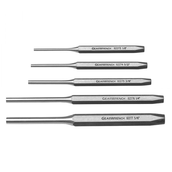 GearWrench® - 5-piece 1/8" to 5/16" Pin Punch Set