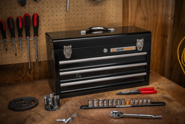 GearWrench® 83151 - 3-Drawer Steel Portable Tool Box/Chest (17.5