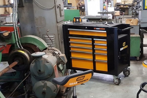 GearWrench® 83169 - Black/Orange Rolling Tool Cabinet (43