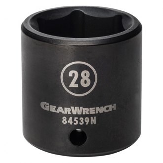 GearWrench® - 1/2" Drive 25 mm 6-Point Standard Impact Socket