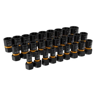 GearWrench® - Bolt Biter™ 28-piece 1/4" and 3/8" Drive 1/4" to 3/4" Impact Bi-Directional Bolt Extractor Set