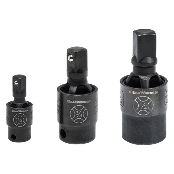 GearWrench® - X-Core™ (3 Pieces) 1/4"-1/2" Drive SAE Impact U-Joint Adapter Set