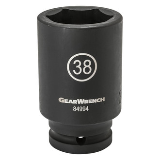 GearWrench® - 3/4" Drive 38 mm 6-Point Deep Impact Socket