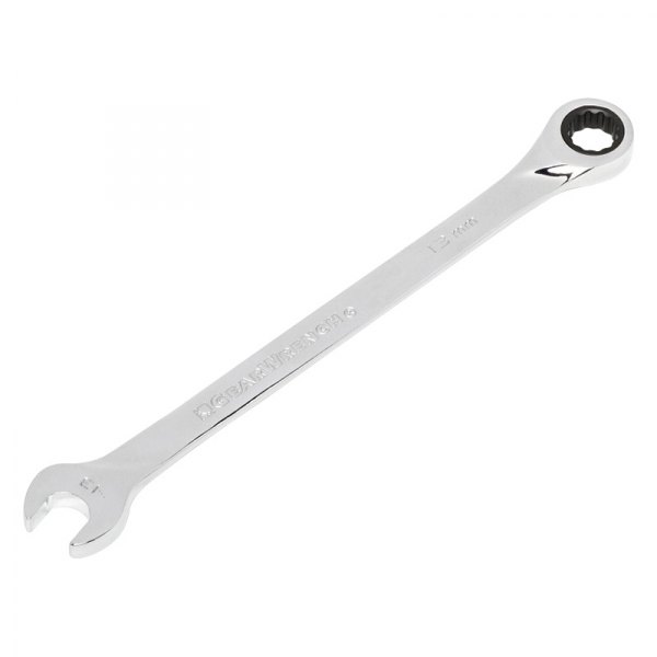 GearWrench® - 13 mm 12-Point Straight Head 72-Teeth Ratcheting Long Pattern Combination Wrench