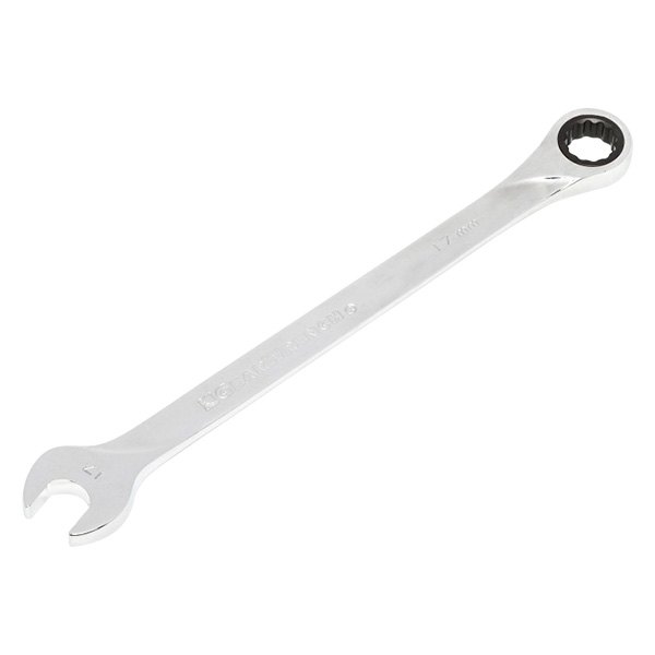 GearWrench® - 17 mm 12-Point Straight Head 72-Teeth Ratcheting Long Pattern Combination Wrench