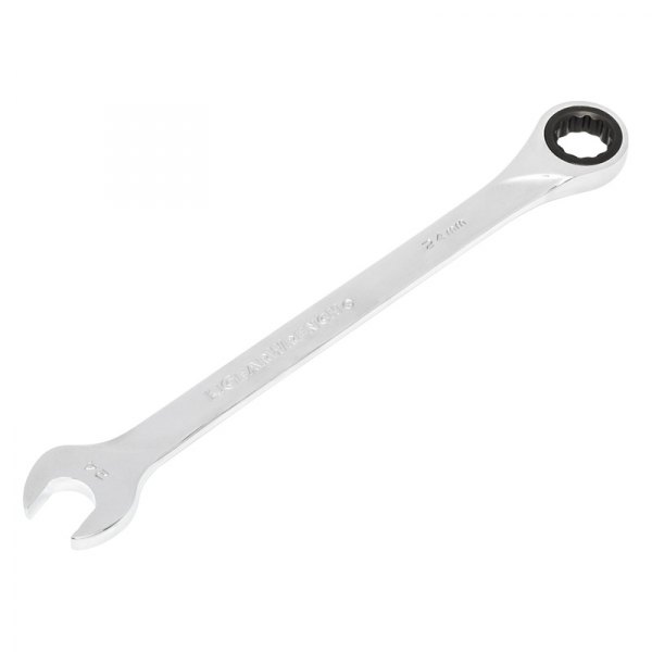 GearWrench® - 24 mm 12-Point Straight Head 72-Teeth Ratcheting Long Pattern Combination Wrench