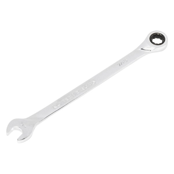 GearWrench® - 7/16" 12-Point Straight Head 72-Teeth Ratcheting Long Pattern Combination Wrench