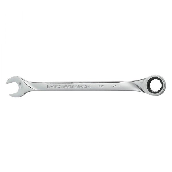 GearWrench® - 1/2" 12-Point Straight Head 72-Teeth Ratcheting Long Pattern Combination Wrench