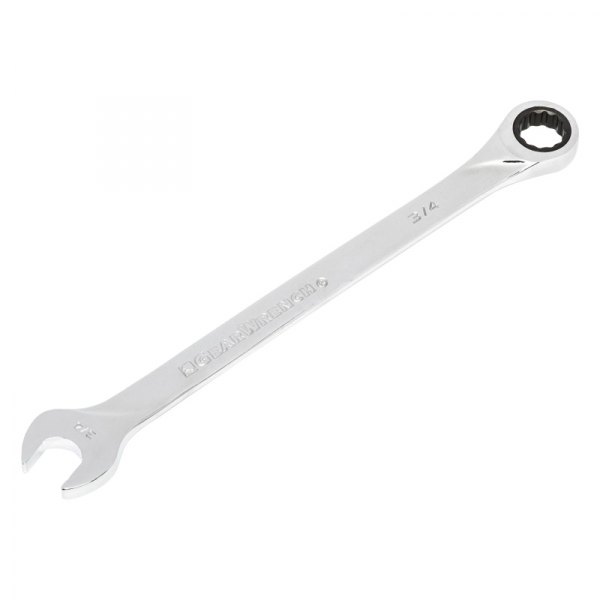 GearWrench® - 3/4" 12-Point Straight Head 72-Teeth Ratcheting Long Pattern Combination Wrench