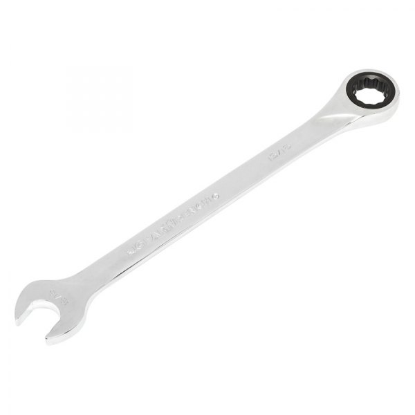 GearWrench® - 15/16" 12-Point Straight Head 72-Teeth Ratcheting Long Pattern Combination Wrench