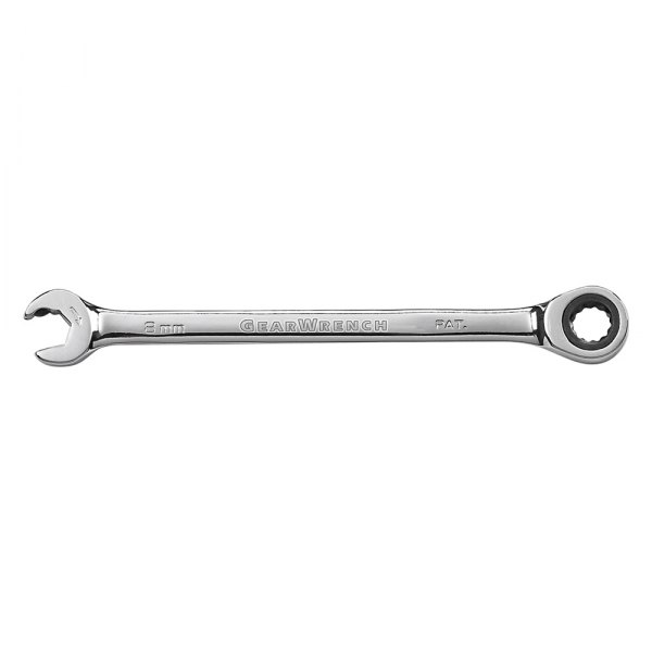 GearWrench® - 8 mm 12-Point Straight Head Open End 72-Teeth Ratcheting Combination Wrench