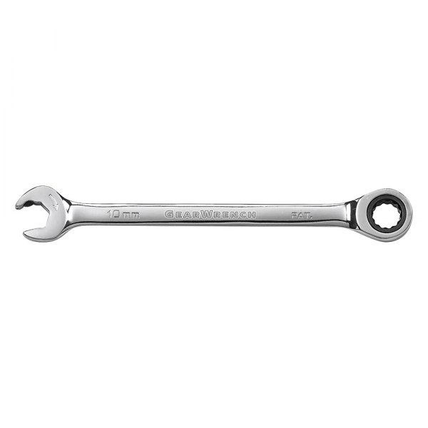 GearWrench® - 10 mm 12-Point Straight Head Open End 72-Teeth Ratcheting Combination Wrench