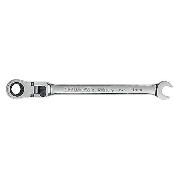 GearWrench® - 8 mm 12-Point Locking Flexible Head 72-Teeth Ratcheting Combination Wrench