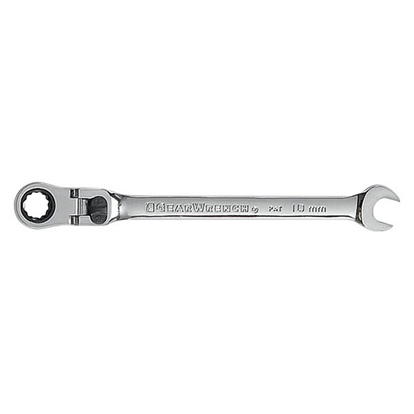 GearWrench® - 10 mm 12-Point Locking Flexible Head 72-Teeth Ratcheting Combination Wrench