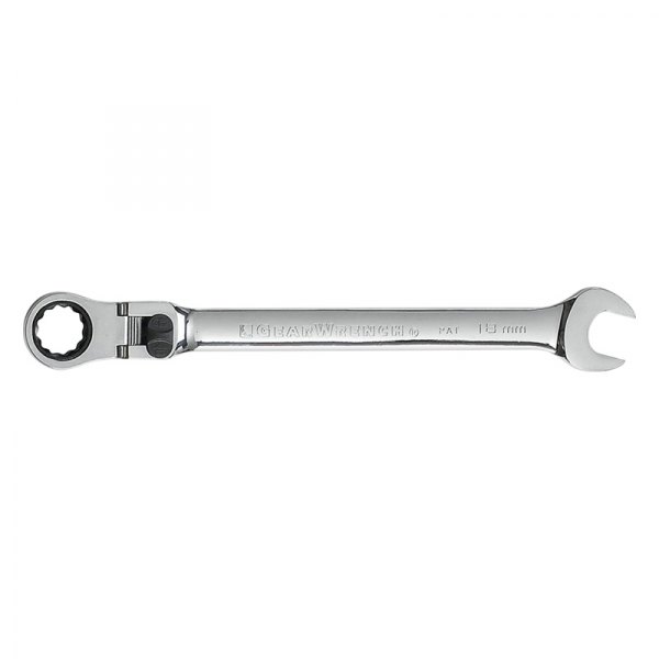 GearWrench® - 18 mm 12-Point Locking Flexible Head 72-Teeth Ratcheting Combination Wrench