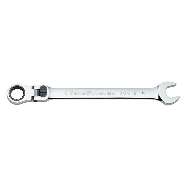 GearWrench® - 19 mm 12-Point Locking Flexible Head 72-Teeth Ratcheting Combination Wrench
