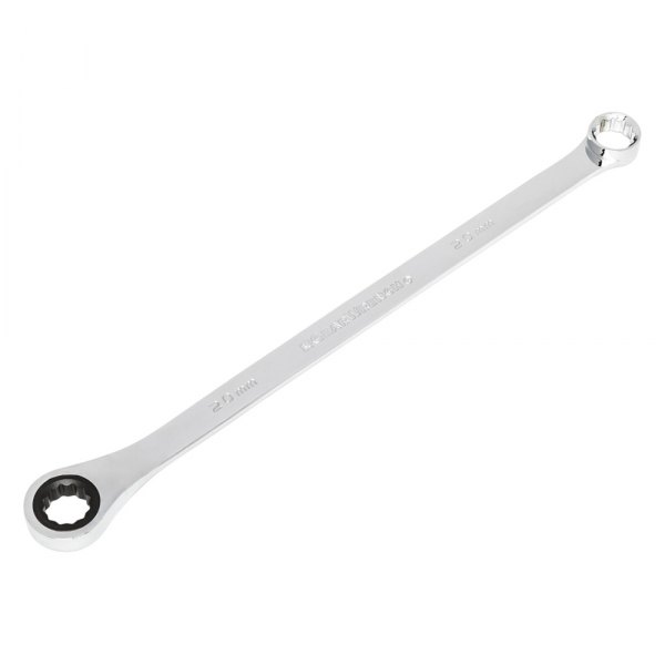GearWrench® - GearBox™ 20 mm 12-Point Straight Head 72-Teeth Ratcheting Long Pattern Chrome Double Box End Wrench
