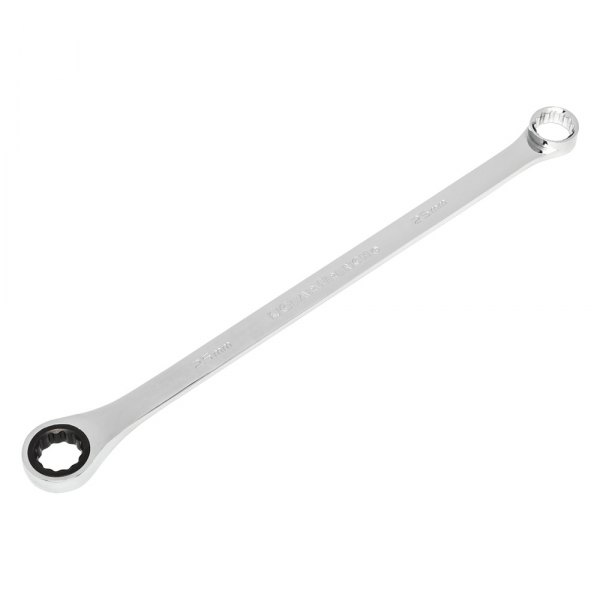 GearWrench® - GearBox™ 25 mm 12-Point Straight Head 72-Teeth Ratcheting Long Pattern Chrome Double Box End Wrench