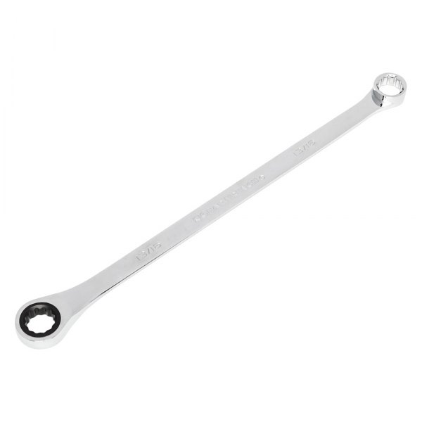 GearWrench® - GearBox™ 13/16" 12-Point Straight Head 72-Teeth Ratcheting Long Pattern Chrome Double Box End Wrench