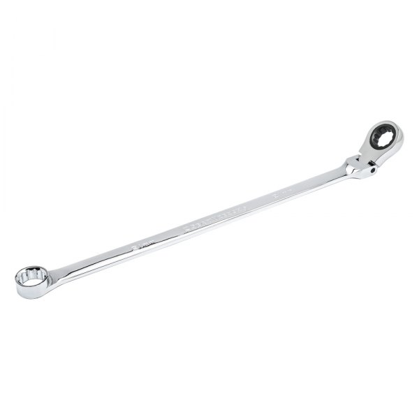 GearWrench® - GearBox™ 21 mm 12-Point Flexible Head 72-Teeth Ratcheting Long Pattern Chrome Double Box End Wrench