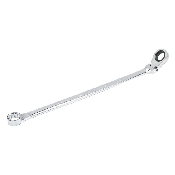 GearWrench® - GearBox™ 22 mm 12-Point Flexible Head 72-Teeth Ratcheting Long Pattern Chrome Double Box End Wrench