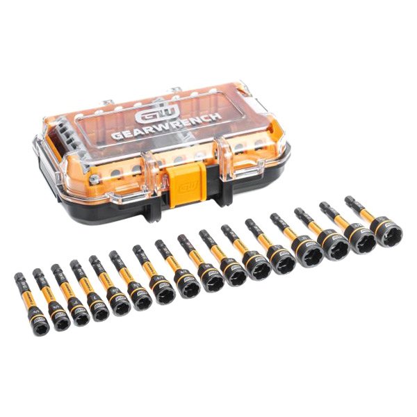GearWrench® - Bolt Biter™ 16-piece 1/4" Drive 1/4" to 1/2" Hex Shank Bi-Directional Bolt Extractor Set