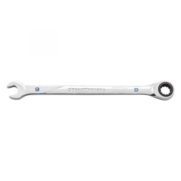 GearWrench® - 120XP™ 9 mm Spline Straight Head 120-Teeth Ratcheting Chrome Combination Wrench