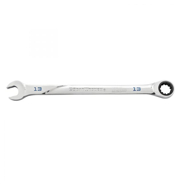 GearWrench® - 120XP™ 13 mm Spline Straight Head 120-Teeth Ratcheting Chrome Combination Wrench