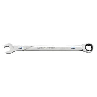 GearWrench® - 120XP™ 13 mm Spline Straight Head 120-Teeth Ratcheting Chrome Combination Wrench