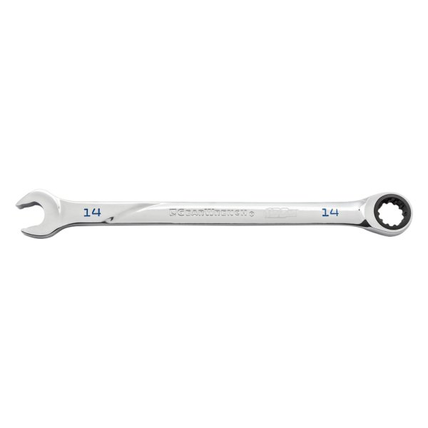 GearWrench® - 120XP™ 14 mm Spline Straight Head 120-Teeth Ratcheting Chrome Combination Wrench