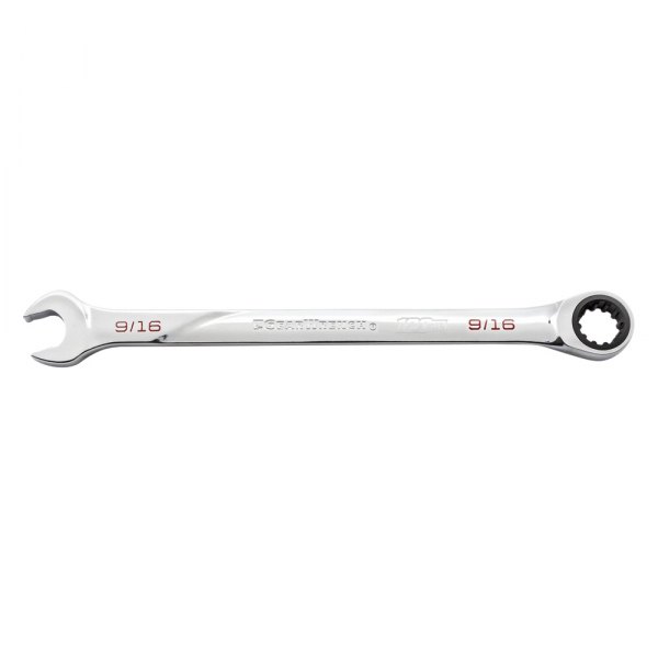 GearWrench® - 120XP™ 15 mm Spline Straight Head 120-Teeth Ratcheting Chrome Combination Wrench