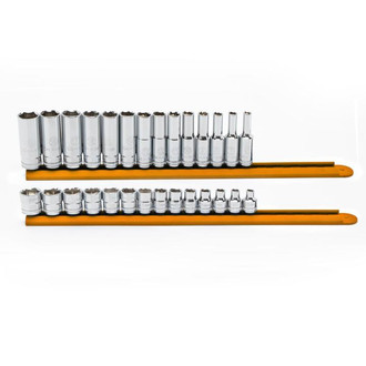 GearWrench® - 3/8" Drive 6-Point Metric Deep Socket Set 28 Pieces