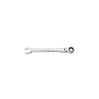 GearWrench® - 16 mm 12-Point Flexible 90-Teeth Ratcheting Full Polish Chrome Combination Wrench