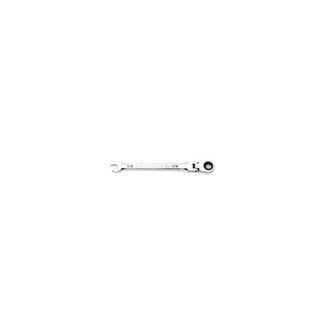 GearWrench® - 5/16" 12-Point Flexible 90-Teeth Ratcheting Full Polish Chrome Combination Wrench