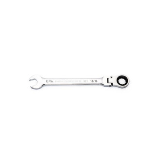 GearWrench® - SAE 12-Point Flexible 90-Teeth Ratcheting Full Polish Chrome Combination Wrench