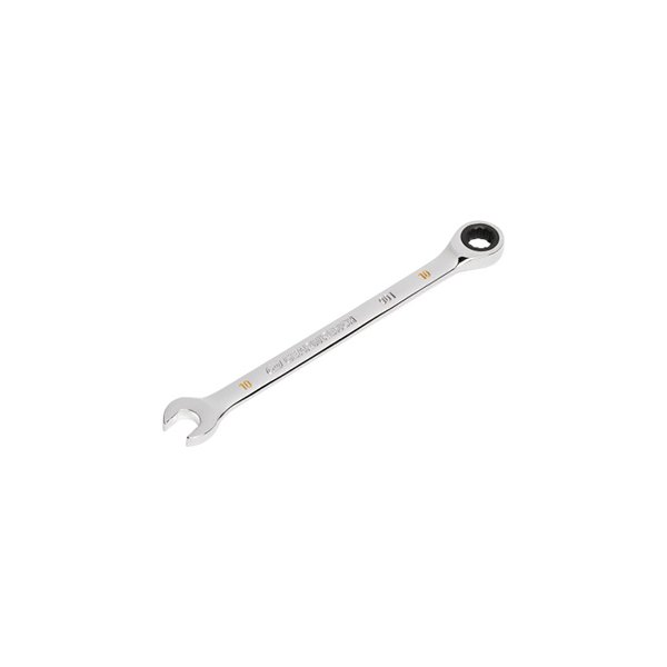 GearWrench® - 10 mm 12-Point Straight Head 90-Teeth Ratcheting Chrome Combination Wrench