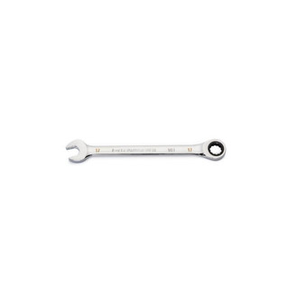 GearWrench® - 17 mm 12-Point Straight 90-Tooth Ratcheting Combination Wrench