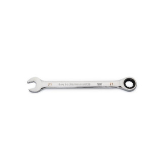 GearWrench® - 21 mm 12-Point Straight 90-Tooth Ratcheting Combination Wrench