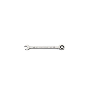 GearWrench® - 1/2" 12-Point Straight 90-Tooth Ratcheting Combination Wrench