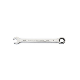 GearWrench® - 7/8" 12-Point Straight 90-Tooth Ratcheting Combination Wrench