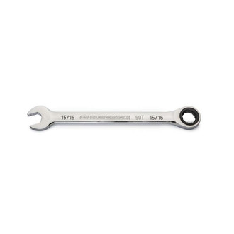 GearWrench® - 15/16" 12-Point Straight 90-Tooth Ratcheting Combination Wrench