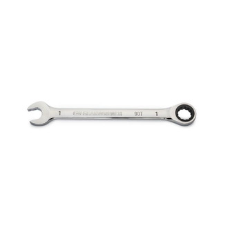GearWrench® - 1" 12-Point Straight 90-Tooth Ratcheting Combination Wrench