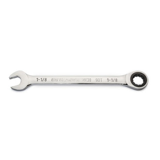 GearWrench® - SAE 12-Point Straight 90-Tooth Ratcheting Combination Wrench