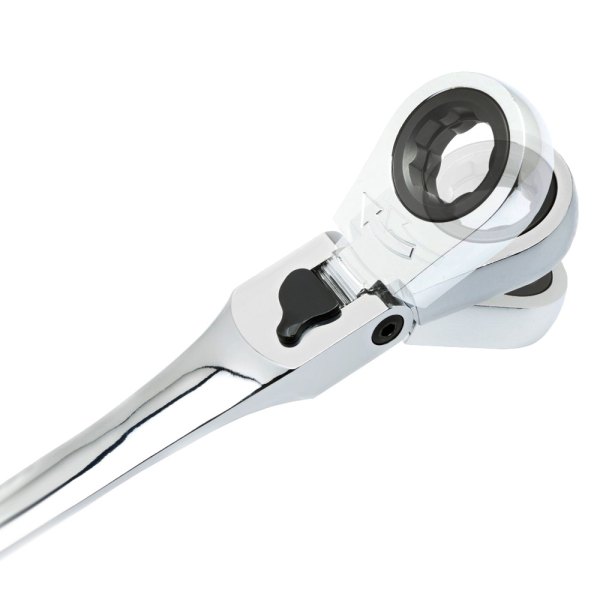 GearWrench® - 3/4" 12-Point Locking Flexible Head 72-Teeth Ratcheting Chrome Double Box End Wrench