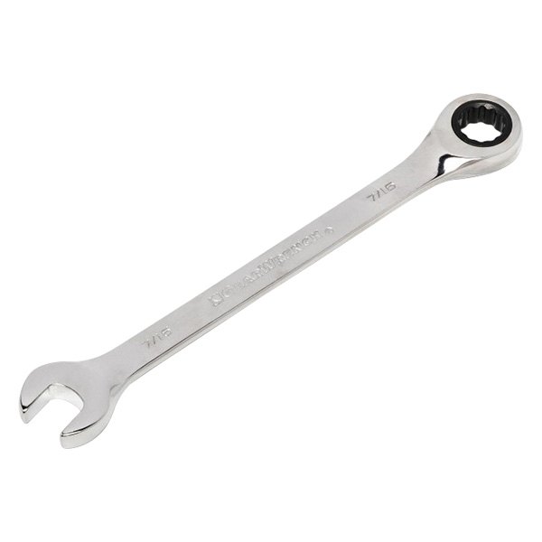 GearWrench® - 7/16" 12-Point Straight Head 72-Teeth Ratcheting Combination Wrench