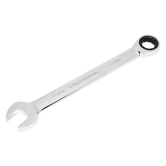 GearWrench® - 1-1/2" 12-Point Straight Head Jumbo 72-Teeth Ratcheting Combination Wrench