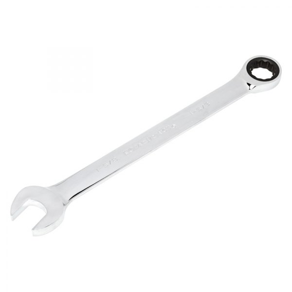GearWrench® - 1-5/8" 12-Point Straight Head Jumbo 72-Teeth Ratcheting Combination Wrench